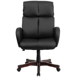 High Back Black Leather Executive Swivel Chair With Fully Upholstered Arms - By Flash Furniture - Madison Seating 9 High Back Black Leather Executive Swivel Chair With Fully Upholstered Arms - By Flash Furniture - Madison Seating -Executive Chairs Sales High Back Black Leather Executive Swivel Chair with Fully Upholstered Arms by Flash Furniture 3