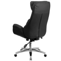 High Back Black Leather Executive Swivel Chair With Lumbar Pillow And Arms - By Flash Furniture - Madison Seating -Executive Chairs Sales High Back Black Leather Executive Swivel Chair with Lumbar Pillow and Arms by Flash Furniture 2