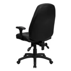 High Back Black Leather Multifunction Executive Swivel Chair With Adjustable Arms - By Flash Furniture - Madison Seating -Executive Chairs Sales High Back Black Leather Multifunction Executive Swivel Chair with Adjustable Arms by Flash Furniture 4