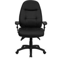High Back Black Leather Multifunction Executive Swivel Chair With Adjustable Arms - By Flash Furniture - Madison Seating -Executive Chairs Sales High Back Black Leather Multifunction Executive Swivel Chair with Adjustable Arms by Flash Furniture 6