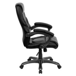 High Back Black Leather Overstuffed Executive Swivel Chair With Arms - By Flash Furniture - Madison Seating 10 High Back Black Leather Overstuffed Executive Swivel Chair With Arms - By Flash Furniture - Madison Seating -Executive Chairs Sales High Back Black Leather Overstuffed Executive Swivel Chair with Arms by Flash Furniture 2