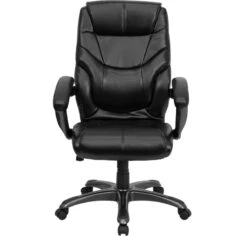 High Back Black Leather Overstuffed Executive Swivel Chair With Arms - By Flash Furniture - Madison Seating 12 High Back Black Leather Overstuffed Executive Swivel Chair With Arms - By Flash Furniture - Madison Seating -Executive Chairs Sales High Back Black Leather Overstuffed Executive Swivel Chair with Arms by Flash Furniture 4