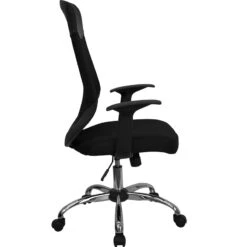 High Back Black Mesh Executive Swivel Chair With Arms - By Flash Furniture - Madison Seating 11 High Back Black Mesh Executive Swivel Chair With Arms - By Flash Furniture - Madison Seating -Executive Chairs Sales High Back Black Mesh Executive Swivel Chair with Arms by Flash Furniture 2