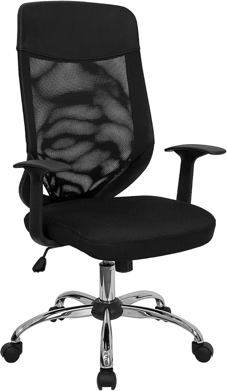 High Back Black Mesh Executive Swivel Chair With Arms - By Flash Furniture - Madison Seating 3 High Back Black Mesh Executive Swivel Chair With Arms - By Flash Furniture - Madison Seating