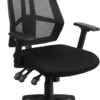 High Back Black Mesh Multifunction Swivel Task Chair With Adjustable Arms - By Flash Furniture - Madison Seating -Executive Chairs Sales High Back Black Mesh Multifunction Swivel Task Chair with Adjustable Arms by Flash Furniture