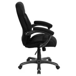 High Back Black Microfiber Contemporary Executive Swivel Chair With Arms - By Flash Furniture - Madison Seating -Executive Chairs Sales High Back Black Microfiber Contemporary Executive Swivel Chair with Arms by Flash Furniture 2