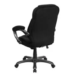 High Back Black Microfiber Contemporary Executive Swivel Chair With Arms - By Flash Furniture - Madison Seating -Executive Chairs Sales High Back Black Microfiber Contemporary Executive Swivel Chair with Arms by Flash Furniture 3