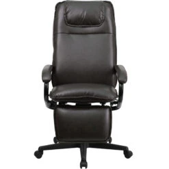 High Back Brown Leather Executive Reclining Swivel Chair With Arms - By Flash Furniture - Madison Seating -Executive Chairs Sales High Back Brown Leather Executive Reclining Swivel Chair with Arms by Flash Furniture 3