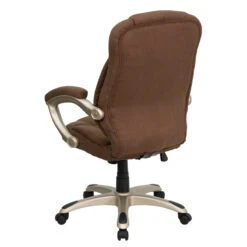 High Back Brown Microfiber Contemporary Executive Swivel Chair With Arms - By Flash Furniture - Madison Seating -Executive Chairs Sales High Back Brown Microfiber Contemporary Executive Swivel Chair with Arms by Flash Furniture 3