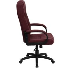 High Back Burgundy Fabric Executive Swivel Chair With Arms - By Flash Furniture - Madison Seating -Executive Chairs Sales High Back Burgundy Fabric Executive Swivel Chair with Arms by Flash Furniture 2