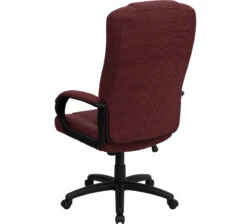 High Back Burgundy Fabric Executive Swivel Chair With Arms - By Flash Furniture - Madison Seating -Executive Chairs Sales High Back Burgundy Fabric Executive Swivel Chair with Arms by Flash Furniture 4