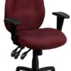 High Back Burgundy Fabric Multifunction Ergonomic Executive Swivel Chair With Adjustable Arms - By Flash Furniture - Madison Seating -Executive Chairs Sales High Back Burgundy Fabric Multifunction Ergonomic Executive Swivel Chair with Adjustable Arms by Flash Furniture
