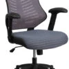 High Back Designer Gray Mesh Executive Swivel Chair With Adjustable Arms - By Flash Furniture - Madison Seating 1 High Back Designer Gray Mesh Executive Swivel Chair With Adjustable Arms - By Flash Furniture - Madison Seating -Executive Chairs Sales High Back Designer Gray Mesh Executive Swivel Chair with Adjustable Arms by Flash Furniture