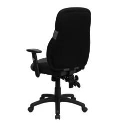 High Back Ergonomic Black And Gray Mesh Swivel Task Chair With Adjustable Arms - By Flash Furniture - Madison Seating -Executive Chairs Sales High Back Ergonomic Black and Gray Mesh Swivel Task Chair with Adjustable Arms by Flash Furniture 3