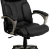High Back Folding Black Leather Executive Swivel Chair With Arms - By Flash Furniture - Madison Seating -Executive Chairs Sales High Back Folding Black Leather Executive Swivel Chair with Arms by Flash Furniture