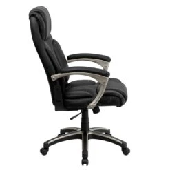 High Back Folding Black Leather Executive Swivel Chair With Arms - By Flash Furniture - Madison Seating -Executive Chairs Sales High Back Folding Black Leather Executive Swivel Chair with Arms by Flash Furniture 6