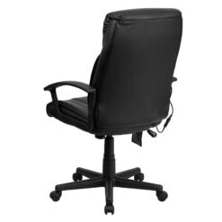 High Back Massaging Black Leather Executive Swivel Chair With Arms - By Flash Furniture - Madison Seating -Executive Chairs Sales High Back Massaging Black Leather Executive Swivel Chair with Arms by Flash Furniture 5