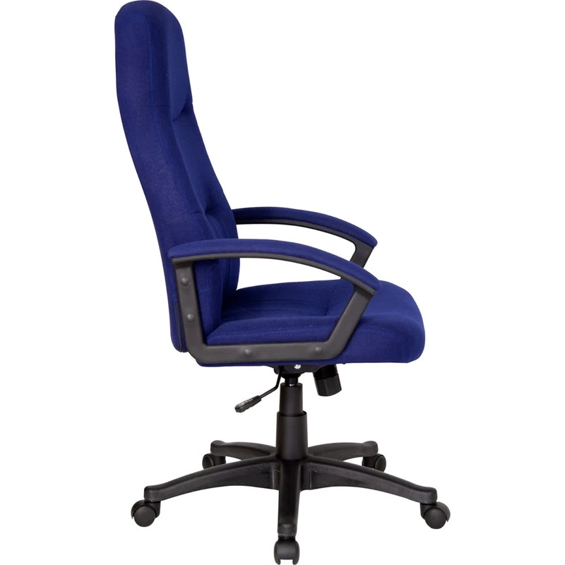 High Back Navy Blue Fabric Executive Swivel Chair With Arms - By Flash Furniture - Madison Seating 4 High Back Navy Blue Fabric Executive Swivel Chair With Arms - By Flash Furniture - Madison Seating - Image 2
