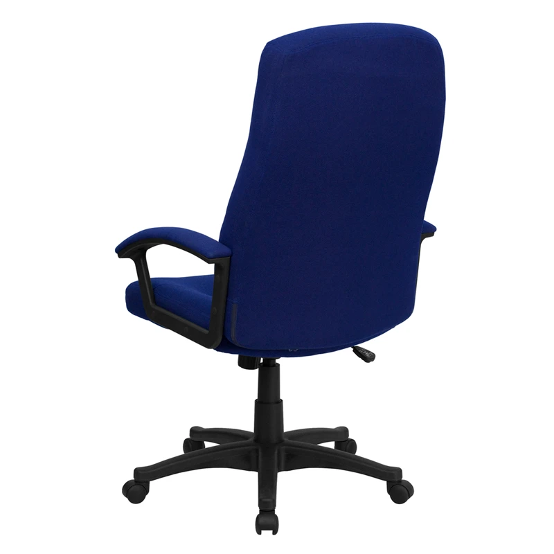 High Back Navy Blue Fabric Executive Swivel Chair With Arms - By Flash Furniture - Madison Seating 7 High Back Navy Blue Fabric Executive Swivel Chair With Arms - By Flash Furniture - Madison Seating - Image 5