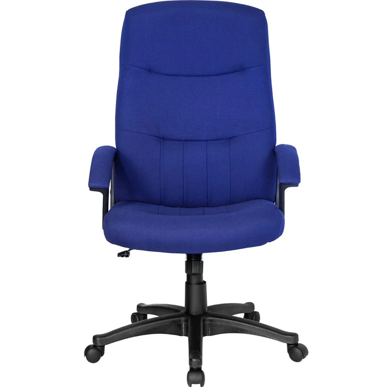 High Back Navy Blue Fabric Executive Swivel Chair With Arms - By Flash Furniture - Madison Seating 8 High Back Navy Blue Fabric Executive Swivel Chair With Arms - By Flash Furniture - Madison Seating - Image 6