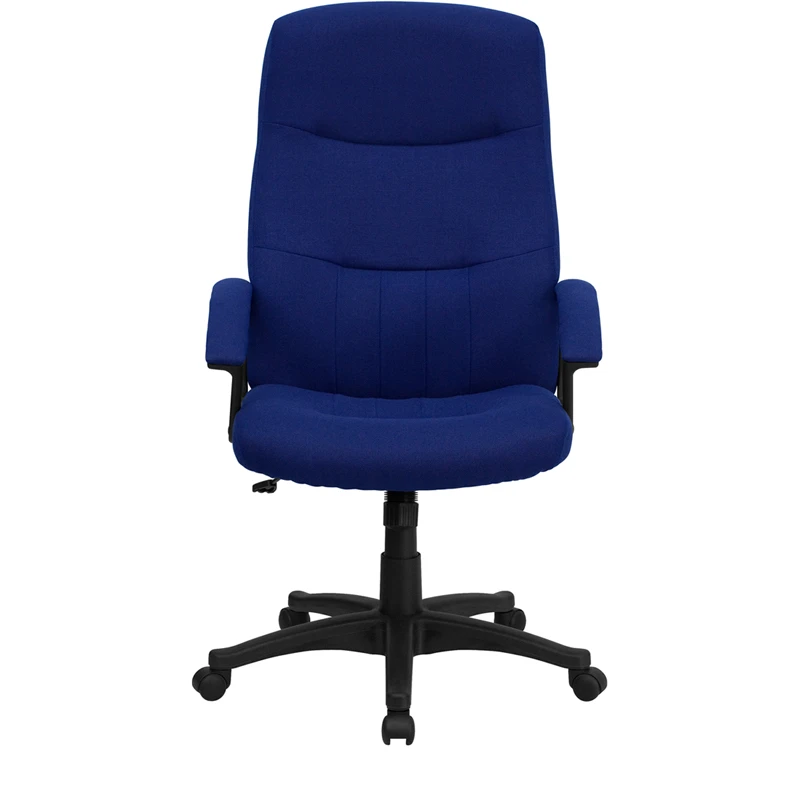 High Back Navy Blue Fabric Executive Swivel Chair With Arms - By Flash Furniture - Madison Seating 9 High Back Navy Blue Fabric Executive Swivel Chair With Arms - By Flash Furniture - Madison Seating - Image 7