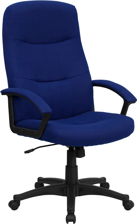 High Back Navy Blue Fabric Executive Swivel Chair With Arms - By Flash Furniture - Madison Seating 3 High Back Navy Blue Fabric Executive Swivel Chair With Arms - By Flash Furniture - Madison Seating