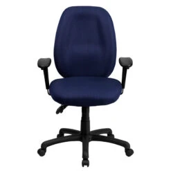 High Back Navy Fabric Multifunction Ergonomic Executive Swivel Chair With Adjustable Arms - By Flash Furniture - Madison Seating -Executive Chairs Sales High Back Navy Fabric Multifunction Ergonomic Executive Swivel Chair with Adjustable Arms by Flash Furniture 3