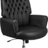 High Back Traditional Tufted Black Leather Executive Swivel Chair With Arms - By Flash Furniture - Madison Seating 2 High Back Traditional Tufted Black Leather Executive Swivel Chair With Arms - By Flash Furniture - Madison Seating -Executive Chairs Sales High Back Traditional Tufted Black Leather Executive Swivel Chair with Arms by Flash Furniture 4