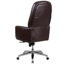 High Back Traditional Tufted Brown Leather Multifunction Executive Swivel Chair With Arms - By Flash Furniture - Madison Seating -Executive Chairs Sales High Back Traditional Tufted Brown Leather Multifunction Executive Swivel Chair with Arms by Flash Furniture 2