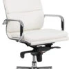 High Back White Leather Executive Swivel Chair With Synchro-Tilt Mechanism And Arms - By Flash Furniture - Madison Seating 1 High Back White Leather Executive Swivel Chair With Synchro-Tilt Mechanism And Arms - By Flash Furniture - Madison Seating -Executive Chairs Sales High Back White Leather Executive Swivel Chair with Synchro Tilt Mechanism and Arms by Flash Furniture