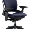 Leap Chair V2 In Dark Blue Fabric By Steelcase - Madison Seating -Executive Chairs Sales Leap Chair V2 by Steelcase Fabric Dark Blue