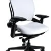Leap Chair V2 In White Leather By Steelcase - Madison Seating -Executive Chairs Sales Leap Chair V2 by Steelcase Leather Pure White scaled 1