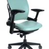 Leap Chair V2 In Soft Teal Leather By Steelcase - Madison Seating -Executive Chairs Sales Leap Chair V2 by Steelcase Leather Soft Teal scaled 1