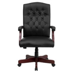Martha Washington Black Leather Executive Swivel Chair With Arms - By Flash Furniture - Madison Seating 11 Martha Washington Black Leather Executive Swivel Chair With Arms - By Flash Furniture - Madison Seating -Executive Chairs Sales Martha Washington Black Leather Executive Swivel Chair with Arms by Flash Furniture 3