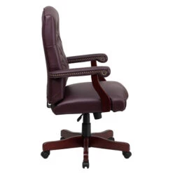 Martha Washington Burgundy Leather Executive Swivel Chair With Arms - By Flash Furniture - Madison Seating 13 Martha Washington Burgundy Leather Executive Swivel Chair With Arms - By Flash Furniture - Madison Seating -Executive Chairs Sales Martha Washington Burgundy Leather Executive Swivel Chair with Arms by Flash Furniture 4