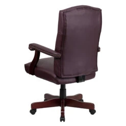 Martha Washington Burgundy Leather Executive Swivel Chair With Arms - By Flash Furniture - Madison Seating 14 Martha Washington Burgundy Leather Executive Swivel Chair With Arms - By Flash Furniture - Madison Seating -Executive Chairs Sales Martha Washington Burgundy Leather Executive Swivel Chair with Arms by Flash Furniture 5
