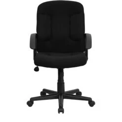 Mid-Back Black Fabric Executive Swivel Chair With Nylon Arms - By Flash Furniture - Madison Seating 15 Mid-Back Black Fabric Executive Swivel Chair With Nylon Arms - By Flash Furniture - Madison Seating -Executive Chairs Sales Mid Back Black Fabric Executive Swivel Chair with Nylon Arms by Flash Furniture 6