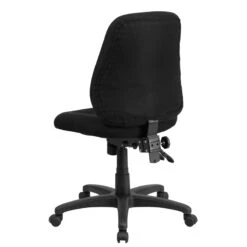 Mid-Back Black Fabric Multifunction Ergonomic Swivel Task Chair - By Flash Furniture - Madison Seating -Executive Chairs Sales Mid Back Black Fabric Multifunction Ergonomic Swivel Task Chair by Flash Furniture 2 2