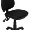 Mid-Back Black Fabric Multifunction Swivel Task Chair With Adjustable Lumbar Support - By Flash Furniture - Madison Seating -Executive Chairs Sales Mid Back Black Fabric Multifunction Swivel Task Chair with Adjustable Lumbar Support by Flash Furniture
