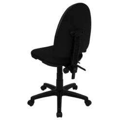 Mid-Back Black Fabric Multifunction Swivel Task Chair With Adjustable Lumbar Support - By Flash Furniture - Madison Seating -Executive Chairs Sales Mid Back Black Fabric Multifunction Swivel Task Chair with Adjustable Lumbar Support by Flash Furniture 3