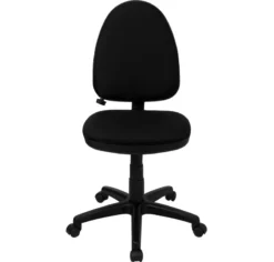 Mid-Back Black Fabric Multifunction Swivel Task Chair With Adjustable Lumbar Support - By Flash Furniture - Madison Seating -Executive Chairs Sales Mid Back Black Fabric Multifunction Swivel Task Chair with Adjustable Lumbar Support by Flash Furniture 5
