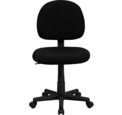Mid-Back Black Fabric Swivel Task Chair - By Flash Furniture - Madison Seating -Executive Chairs Sales Mid Back Black Fabric Swivel Task Chair by Flash Furniture 5