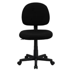 Mid-Back Black Fabric Swivel Task Chair - By Flash Furniture - Madison Seating -Executive Chairs Sales Mid Back Black Fabric Swivel Task Chair by Flash Furniture 6