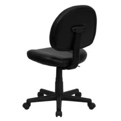 Mid-Back Black Leather Ergonomic Swivel Task Chair - By Flash Furniture - Madison Seating -Executive Chairs Sales Mid Back Black Leather Ergonomic Swivel Task Chair by Flash Furniture 6