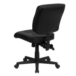 Mid-Back Black Leather Multifunction Swivel Task Chair - By Flash Furniture - Madison Seating 12 Mid-Back Black Leather Multifunction Swivel Task Chair - By Flash Furniture - Madison Seating -Executive Chairs Sales Mid Back Black Leather Multifunction Swivel Task Chair by Flash Furniture 3