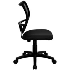 Mid-Back Black Mesh Swivel Task Chair - By Flash Furniture - Madison Seating -Executive Chairs Sales Mid Back Black Mesh Swivel Task Chair by Flash Furniture 2