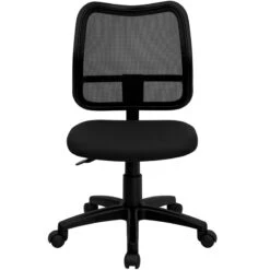 Mid-Back Black Mesh Swivel Task Chair - By Flash Furniture - Madison Seating -Executive Chairs Sales Mid Back Black Mesh Swivel Task Chair by Flash Furniture 6