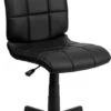 Mid-Back Black Quilted Vinyl Swivel Task Chair - By Flash Furniture - Madison Seating -Executive Chairs Sales Mid Back Black Quilted Vinyl Swivel Task Chair by Flash Furniture