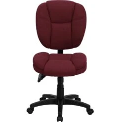 Mid-Back Burgundy Fabric Multifunction Ergonomic Swivel Task Chair - By Flash Furniture - Madison Seating 13 Mid-Back Burgundy Fabric Multifunction Ergonomic Swivel Task Chair - By Flash Furniture - Madison Seating -Executive Chairs Sales Mid Back Burgundy Fabric Multifunction Ergonomic Swivel Task Chair by Flash Furniture 4