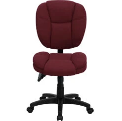 Mid-Back Burgundy Fabric Multifunction Ergonomic Swivel Task Chair - By Flash Furniture - Madison Seating 14 Mid-Back Burgundy Fabric Multifunction Ergonomic Swivel Task Chair - By Flash Furniture - Madison Seating -Executive Chairs Sales Mid Back Burgundy Fabric Multifunction Ergonomic Swivel Task Chair by Flash Furniture 5
